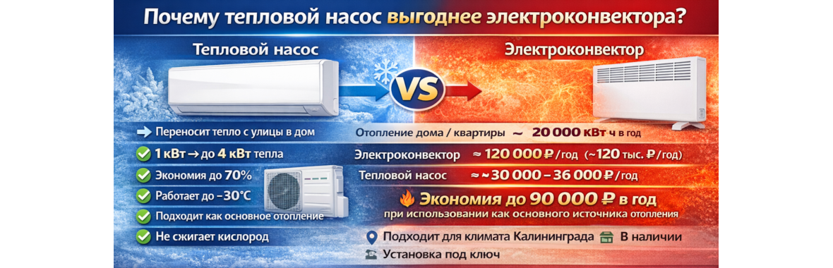 Тепловые насосы Калининград в Калининграде