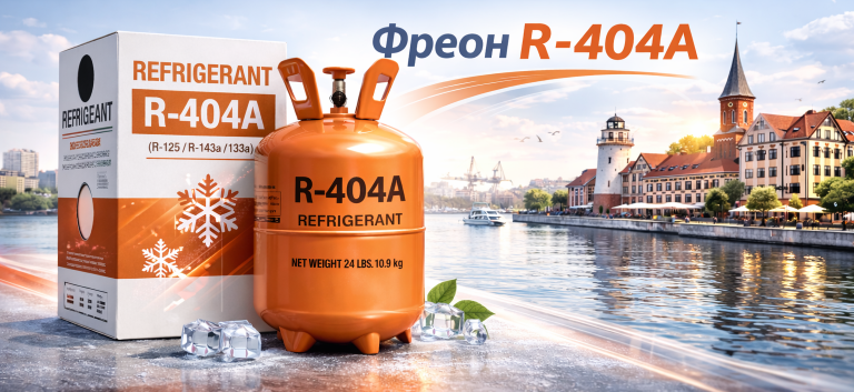 Фреон R-404A для низкотемпературных холодильных систем Фреон R-404A в баллоне — Калининград