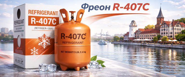 Фреон R-407C в баллоне — Калининград